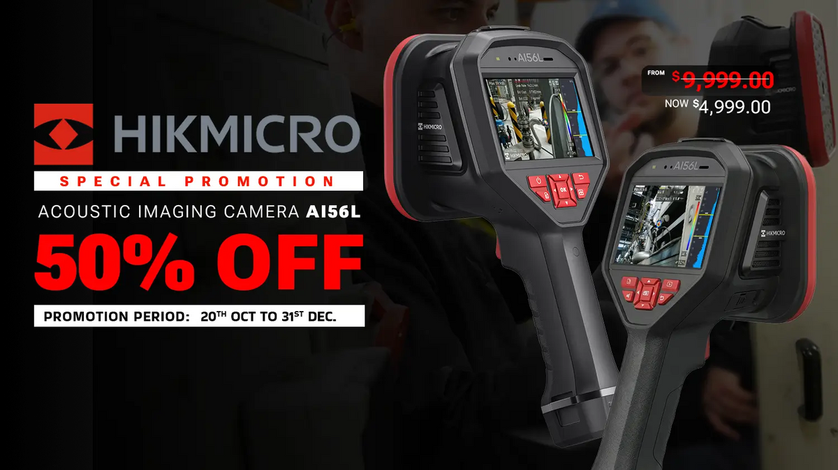 HIKMICRO Acoustic Imaging Camera AI56L | PROMO